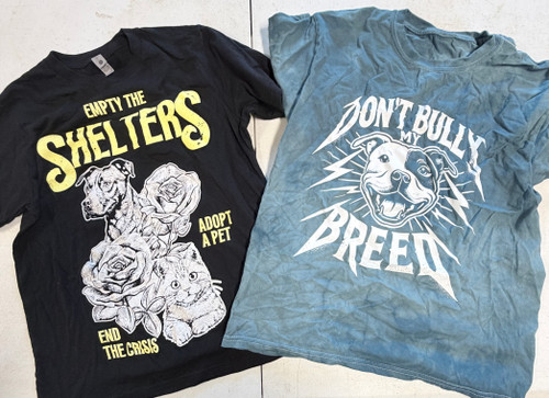 two tees from our shop