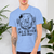 LIFE IS BETTER WITH DOGS Blue Tee