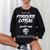 DOGS ARE FOREVER LOYAL Black Sweater