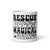 RESCUE DOGS White glossy mug