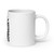DOGS MAKE THE WORLD A BETTER PLACE White glossy mug