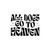 ALL DOGS GO TO HEAVEN (NEW) Bubble-free stickers