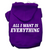 ALL I WANT IS EVERYTHING Dog Hoodie