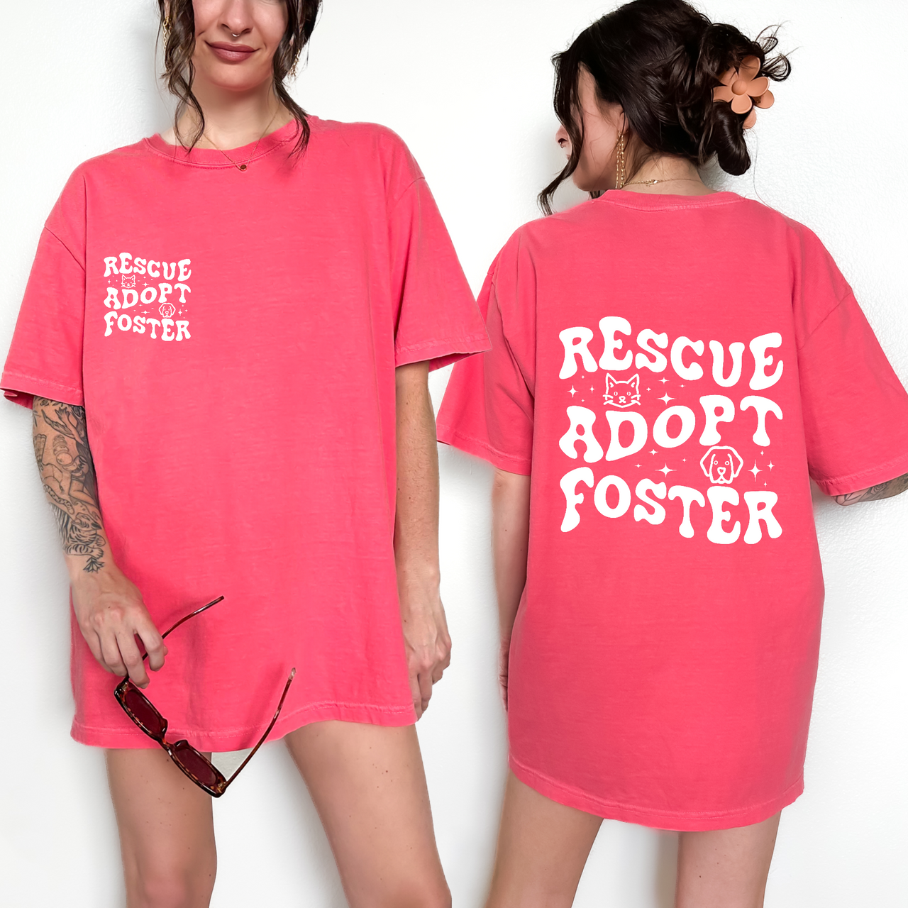 RESCUE ADOPT FOSTER Vintage Tee