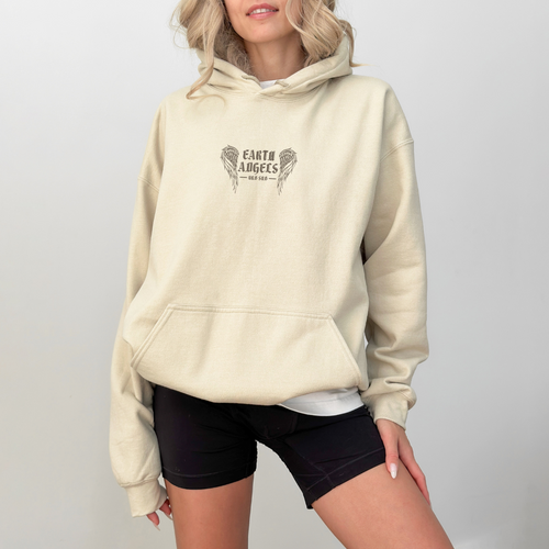 EARTH ANGELS Bone Fleece Hoodie