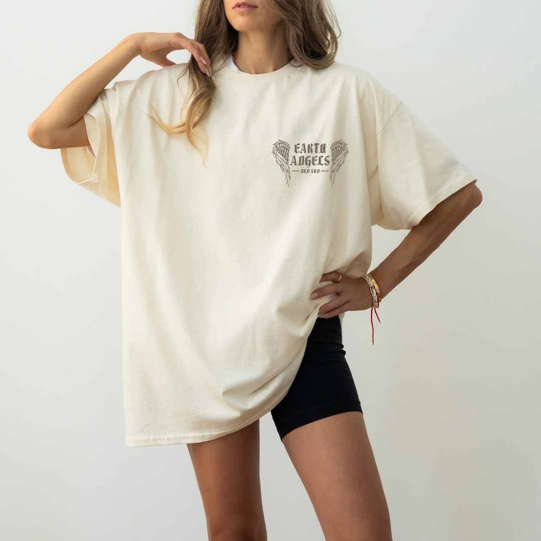 EARTH ANGELS Vintage Ivory Tee