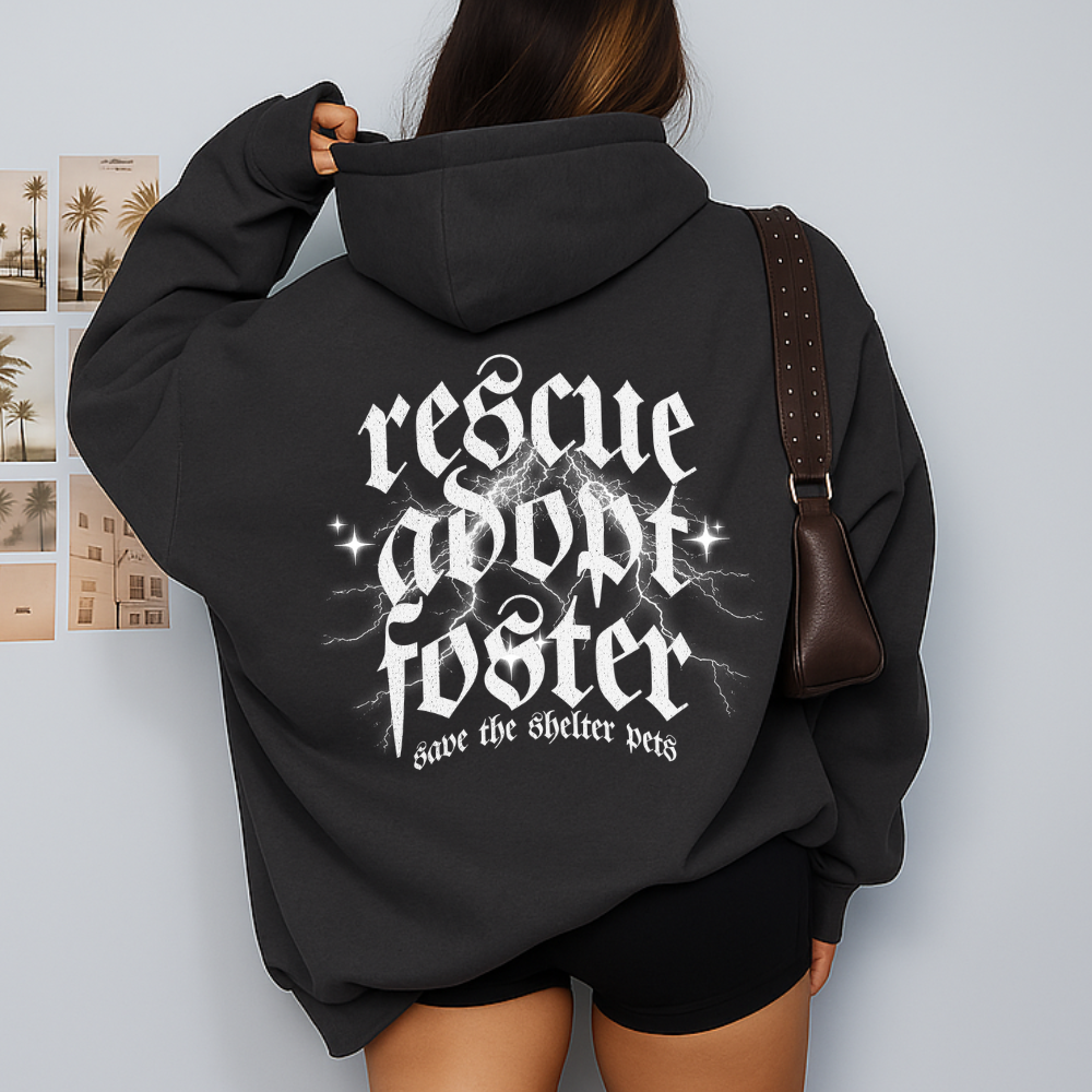 LIGHTNING Charcoal Hoodie