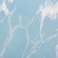Marble Glacier Blue - C85B fabric swatch in swirl pattern of light blue and white