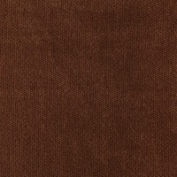 Cinnamon Velour - C133 fabric swatch with dark reddish brown tone