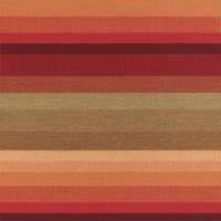 Astoria Sunset Stripe 56095 fabric swatch with thin orange and brown stripes