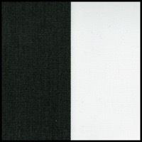 Black Stripe fabric swatch in black and white striped pattern