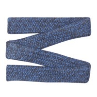 Flat Rope Oceano - W58 material swatch with light and dark blue woven design