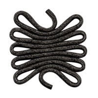 Rope Truffle - W22 material swatch with greenish grey woven design