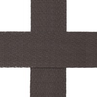 Keops Cocoa - W12 material swatch with dark brown strap design