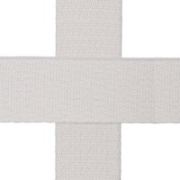 Keops Heron White - W21 material swatch with off-white strap design
