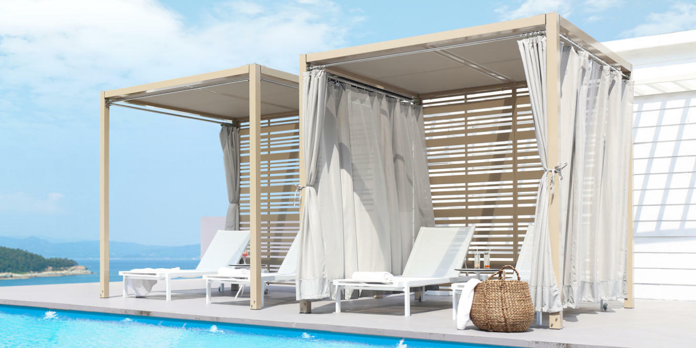 Outdoor Cabanas & Pavilions