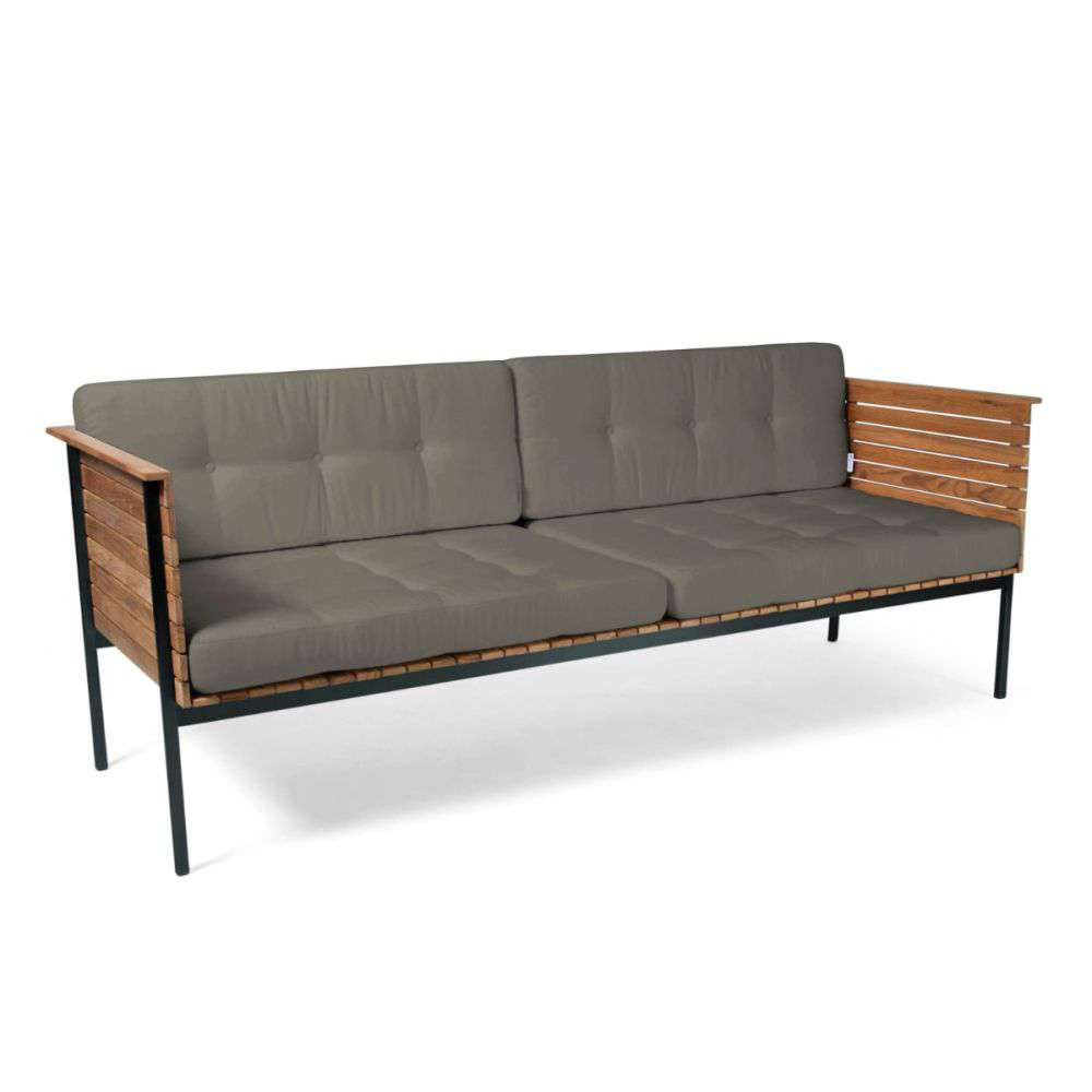 Skargaarden Haringe Lounge Sofa - Black - Nature Grey