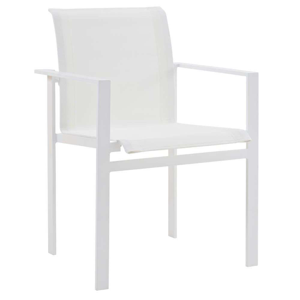 Sifas Kwadra Dining Armchair - White