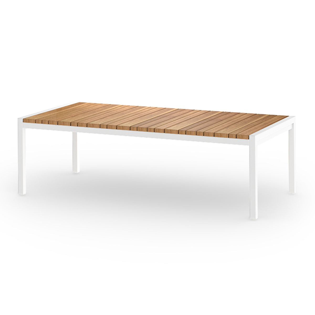 Mamagreen Zudu Coffee Table - 51 - White - Recycled Teak