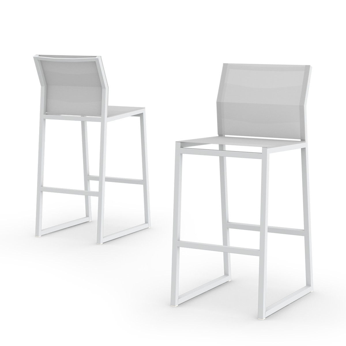 Mamagreen Allux Bar Chair - White - Batyline White