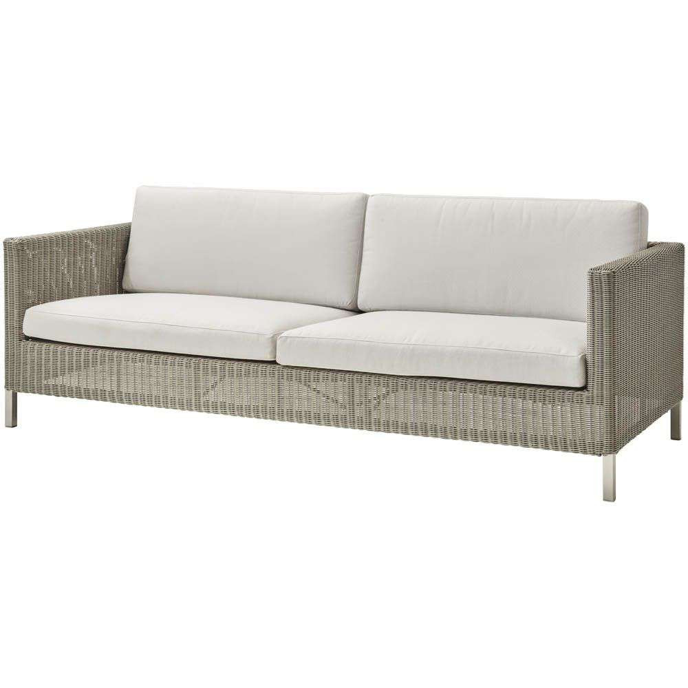 Connect 3-Seater Sofa - White Cushion