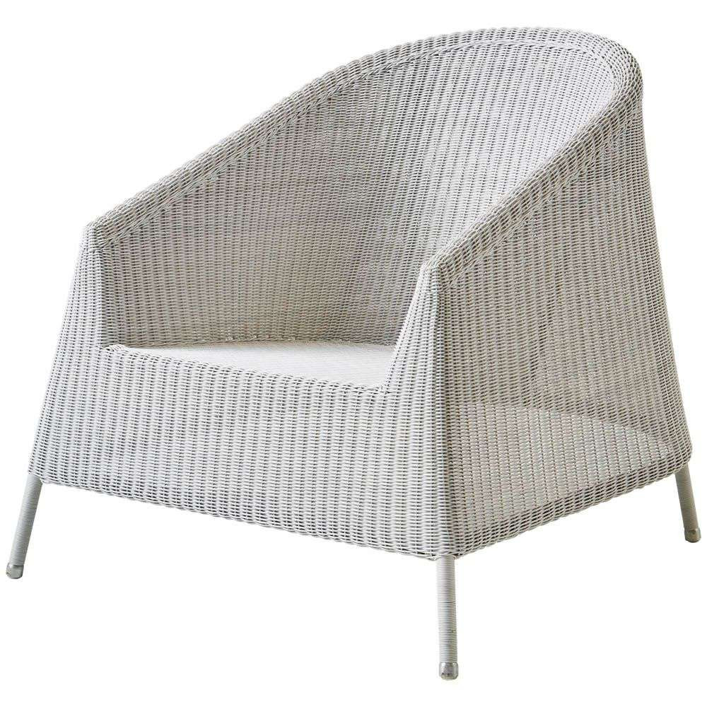 Cane-line Kingston Lounge Chair - White Grey