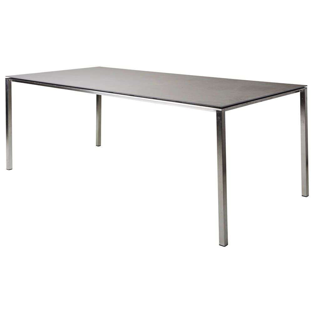 Pure Dining Table - 79 x 39 - Stainless Steel - Ceramic