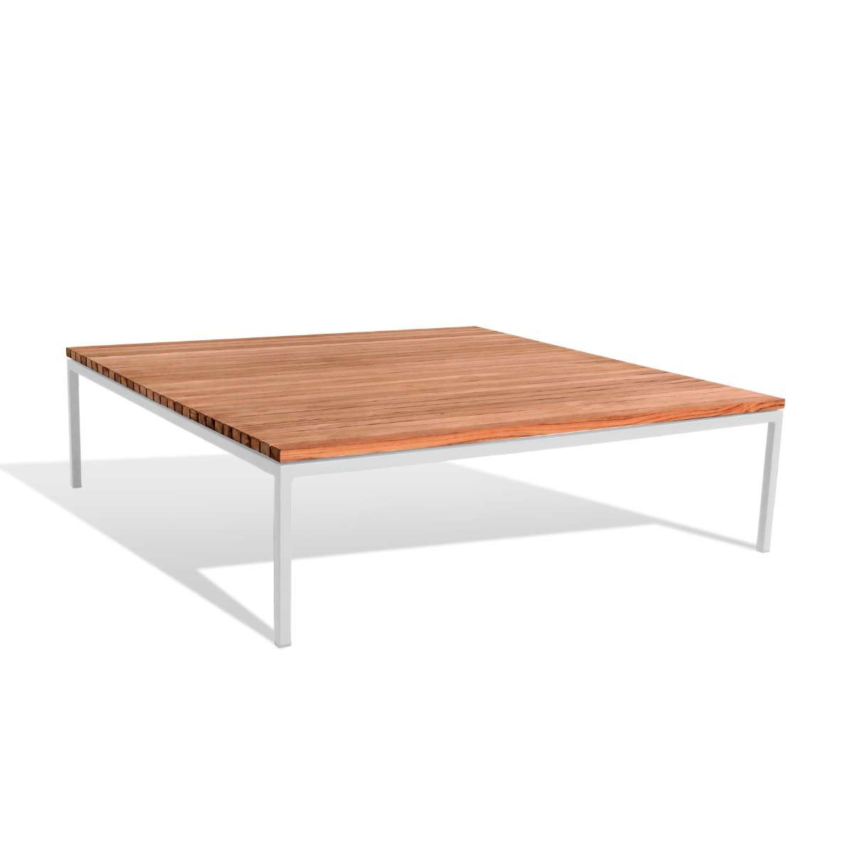 Skargaarden Bonan Lounge Table - Large - Light Grey - Teak