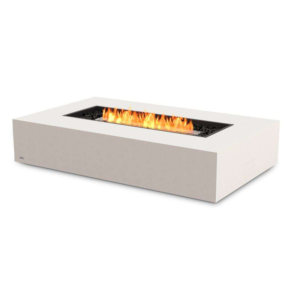 EcoSmart Fire Wharf Fire Pit Table - Bone - Ethanol