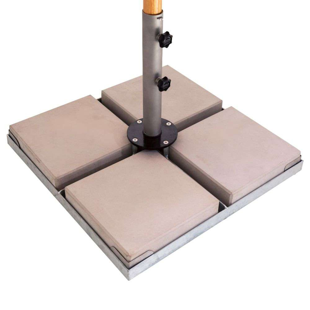 Woodline Paver Base - 2.4" Pole