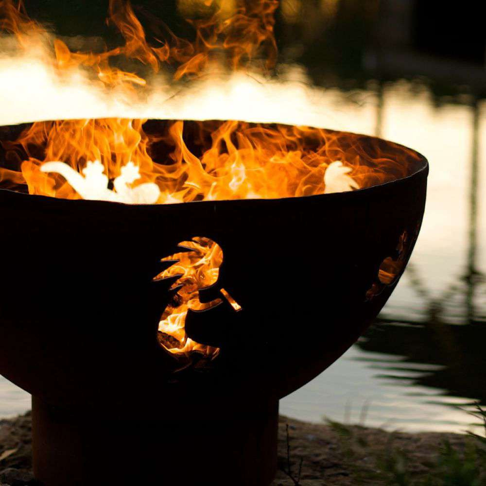 Fire Pit Art Kokopelli Fire Pit Decor Outdoor