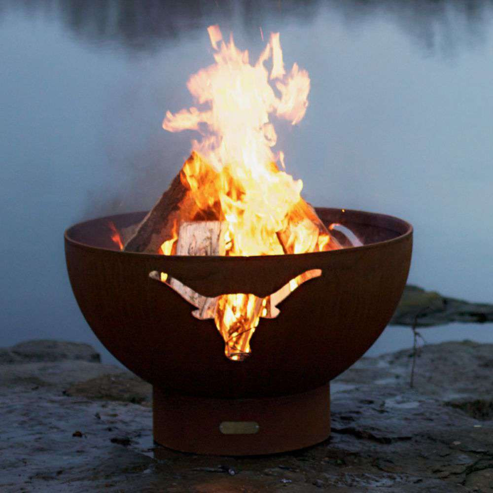 Longhorn Fire Pit from Fire Pit Art