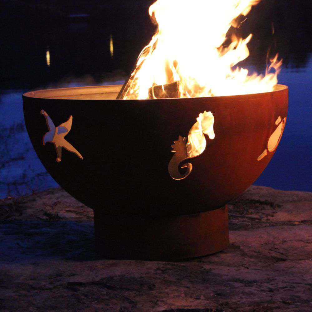 Sea Creatures Fire Pit from Fire Pit Art