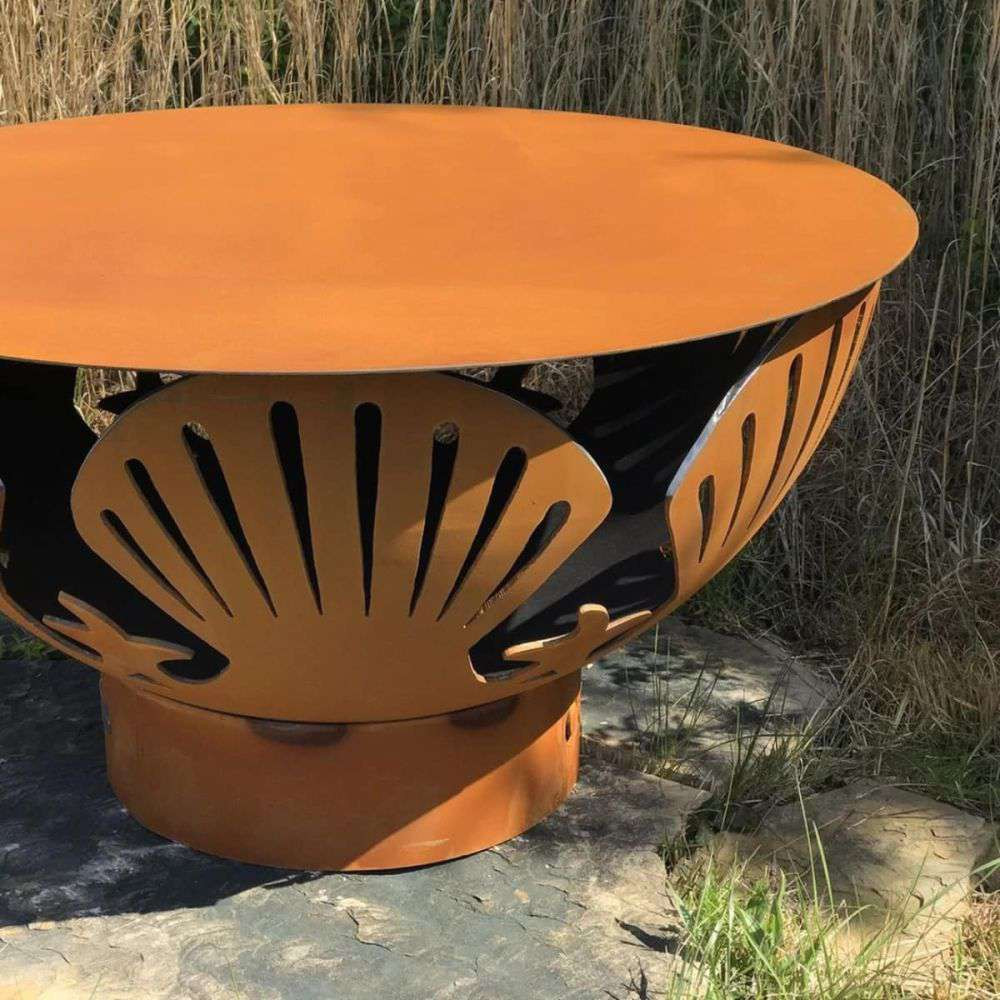 Steel Tabletop from Fire Pit Art