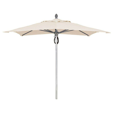 fiberbuilt champagne bronze patio umbrella base Umbrellas with Push-Button Tilt, 7.5 Foot Natural Canopy and Pole : Everything Else The 100% solution Fiberbuilt 7.5' Hex Patio Umbrella