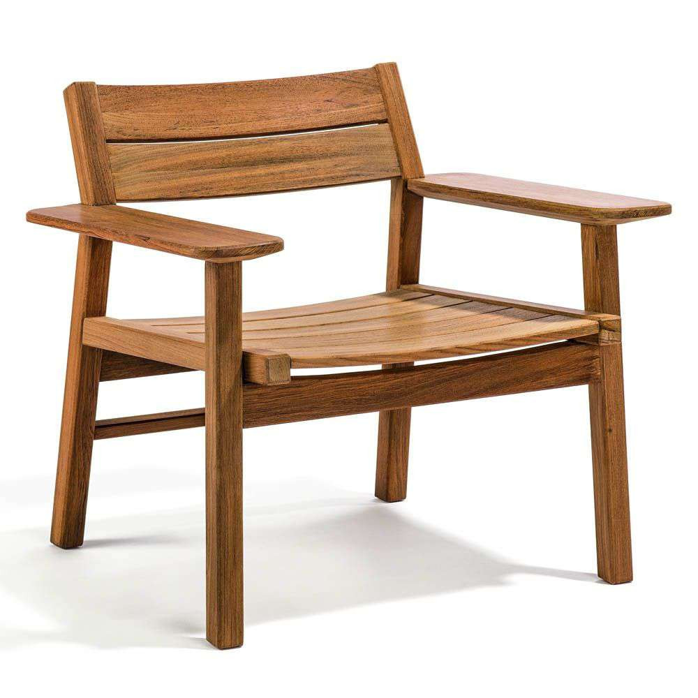 Skargaarden Djuro Lounge Armchair - Teak Seat