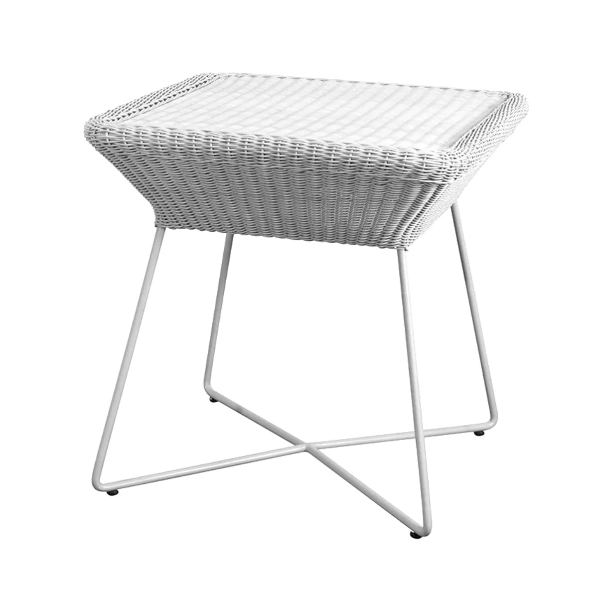 Cane-line Breeze Side Table - White Grey