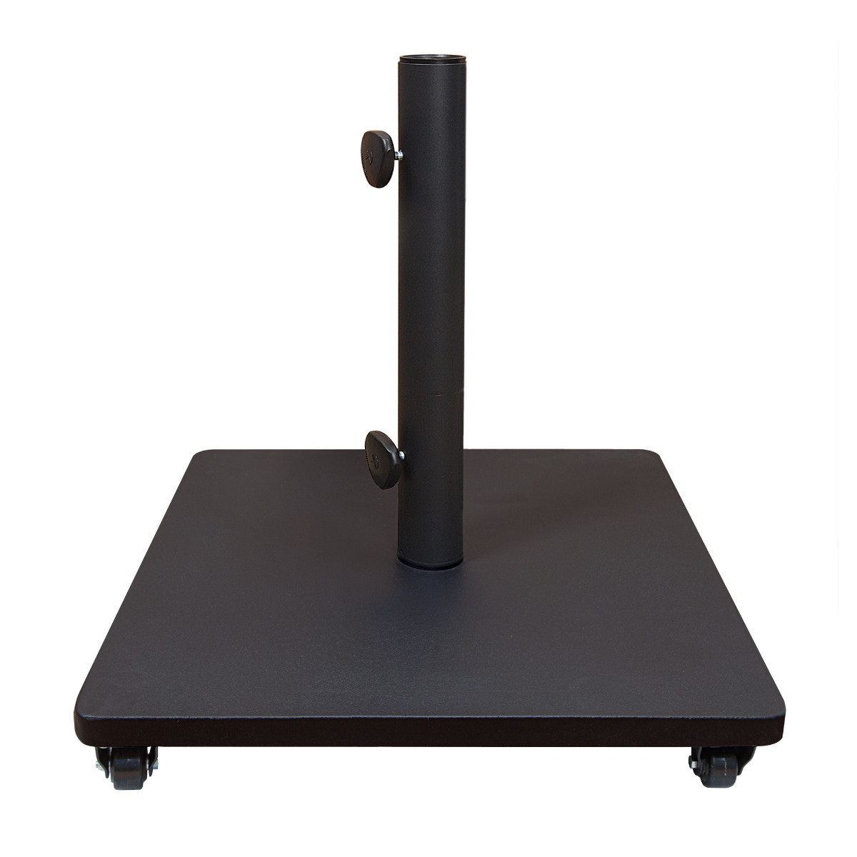 Steel Base - Casters for Libra Umbrella - Black