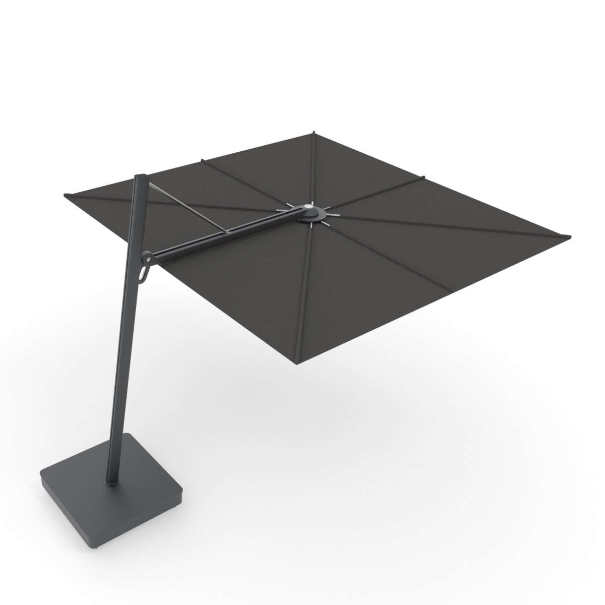 Umbrosa Versa UX Cantilever Umbrella - Full Black