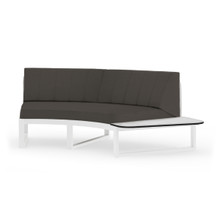 Babbo Sectional Seat - HPL Side Table from Mamagreen