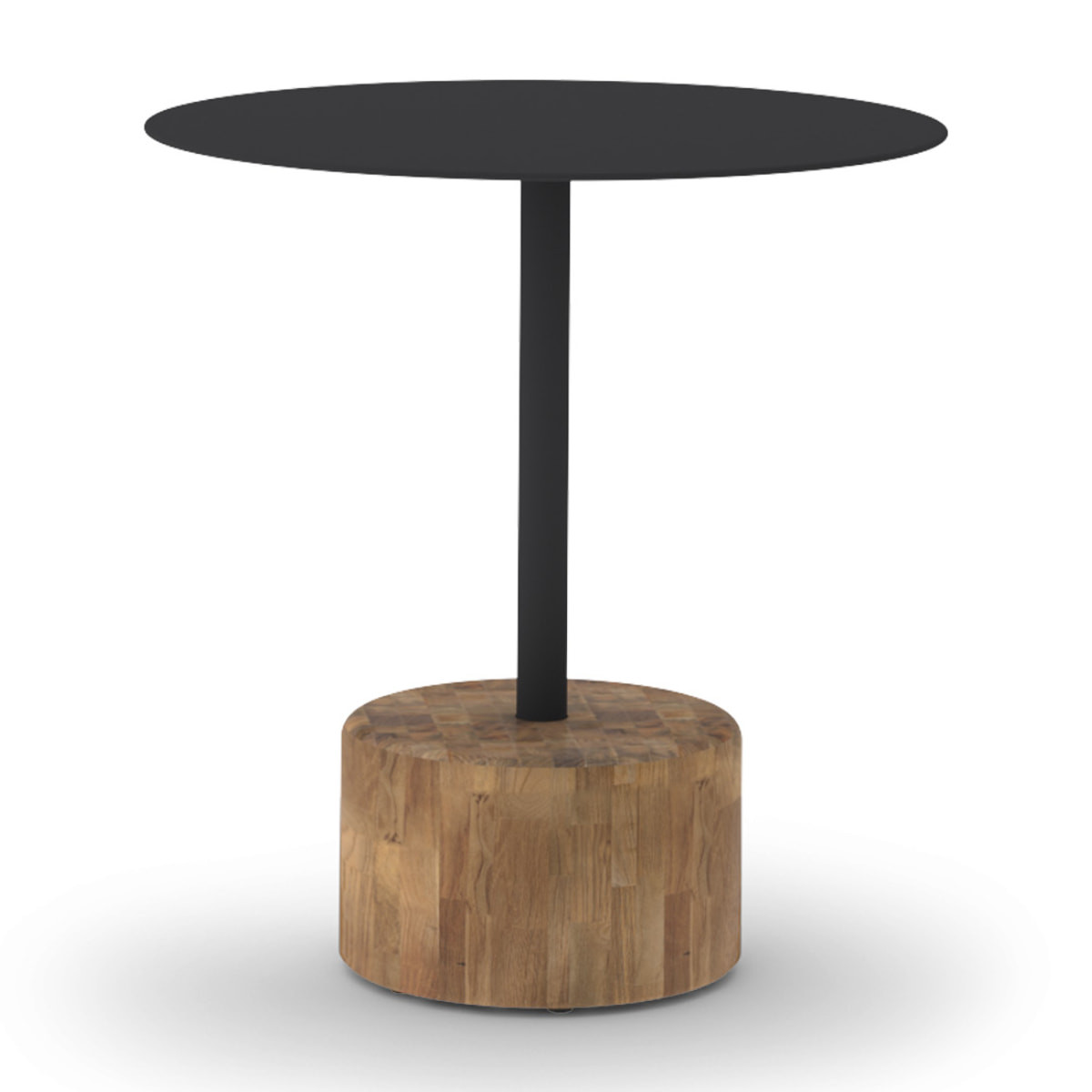 Mamagreen Glyph Tea Table - Aluminum - 23.5 - Iron Black