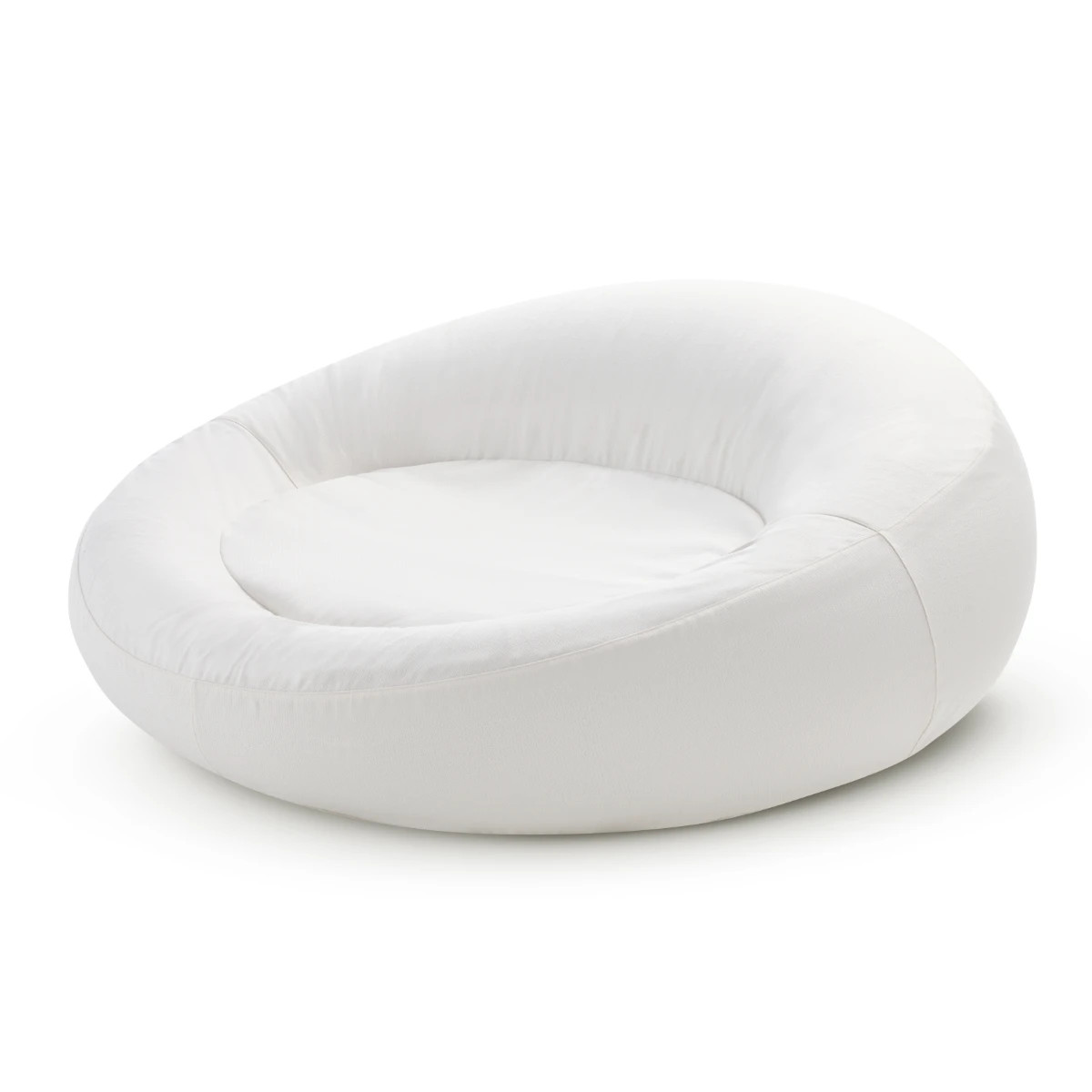 Fillup Club Inflatable Daybed - Sunbrella Savane White