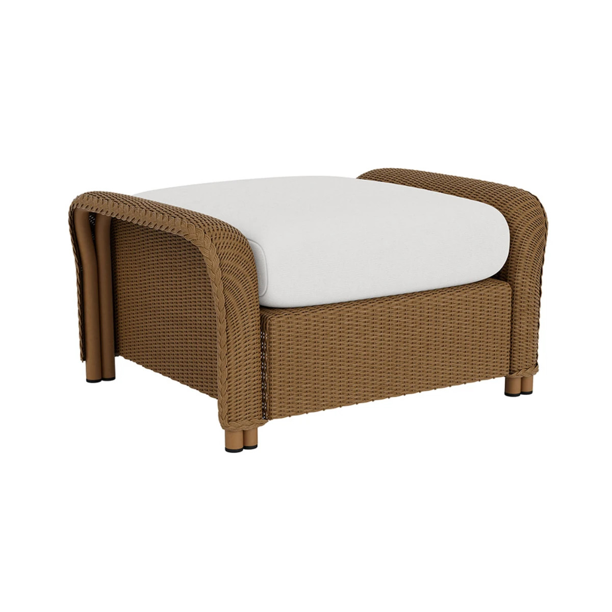 Lloyd Flanders Reflections Ottoman - Hickory