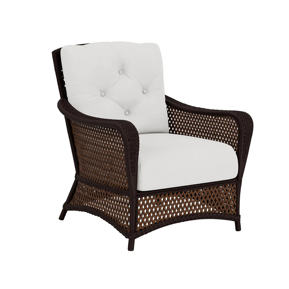 Lloyd Flanders Grand Traverse Lounge Chair - Caramel