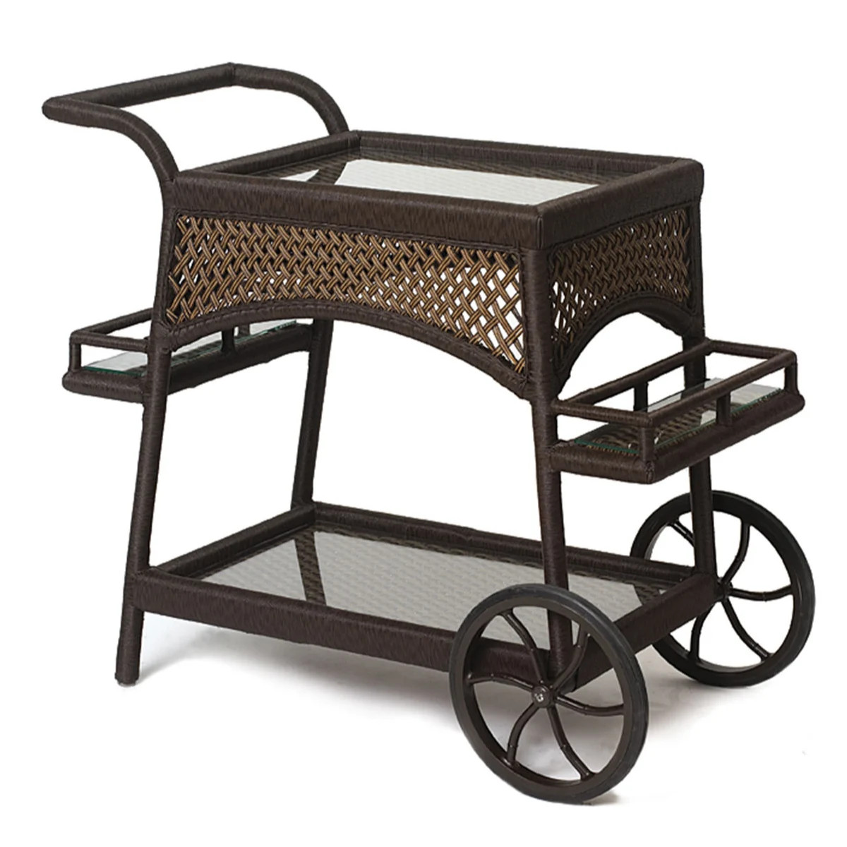 Lloyd Flanders Grand Traverse Bar Cart