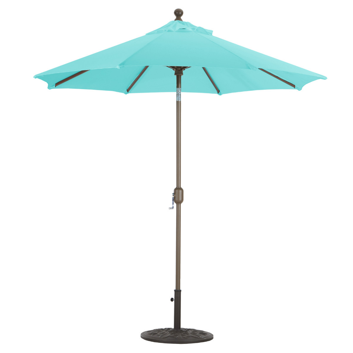Galtech Deluxe Auto Tilt Market Umbrella - 7.5 Foot - Aruba