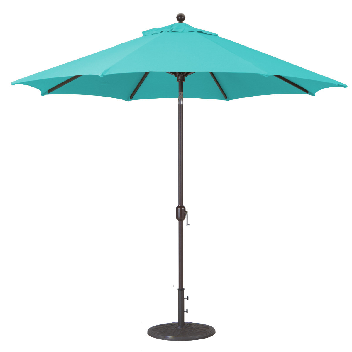 Galtech Deluxe Auto Tilt Market Umbrella - 9 Foot - Aruba