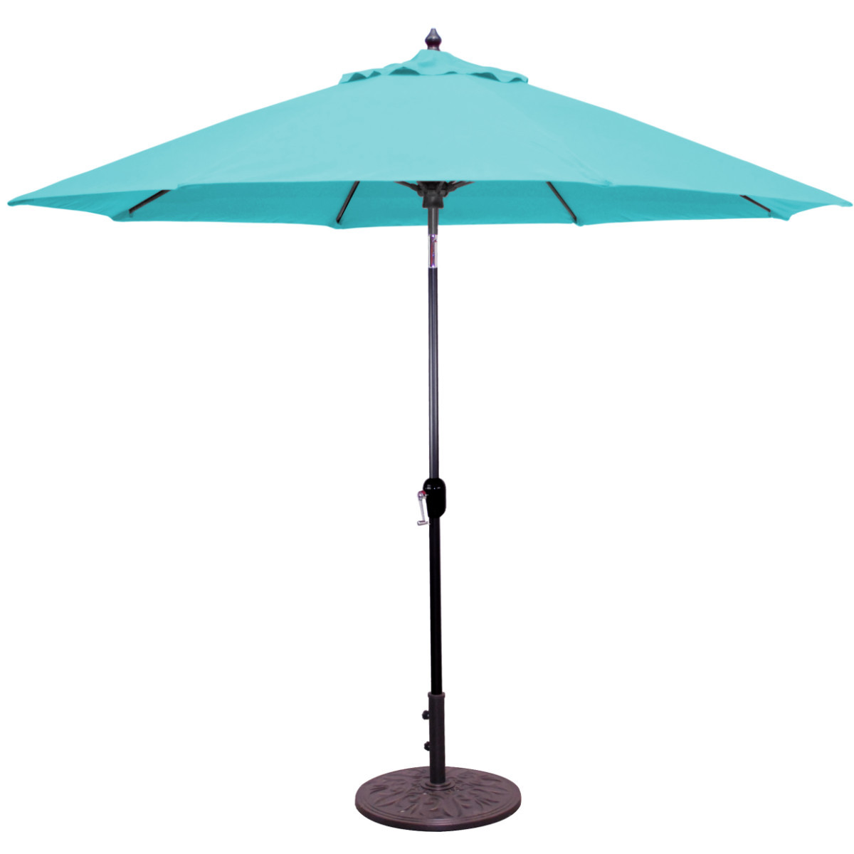Galtech Standard Auto Tilt Market Umbrella - 9 Foot - Aruba