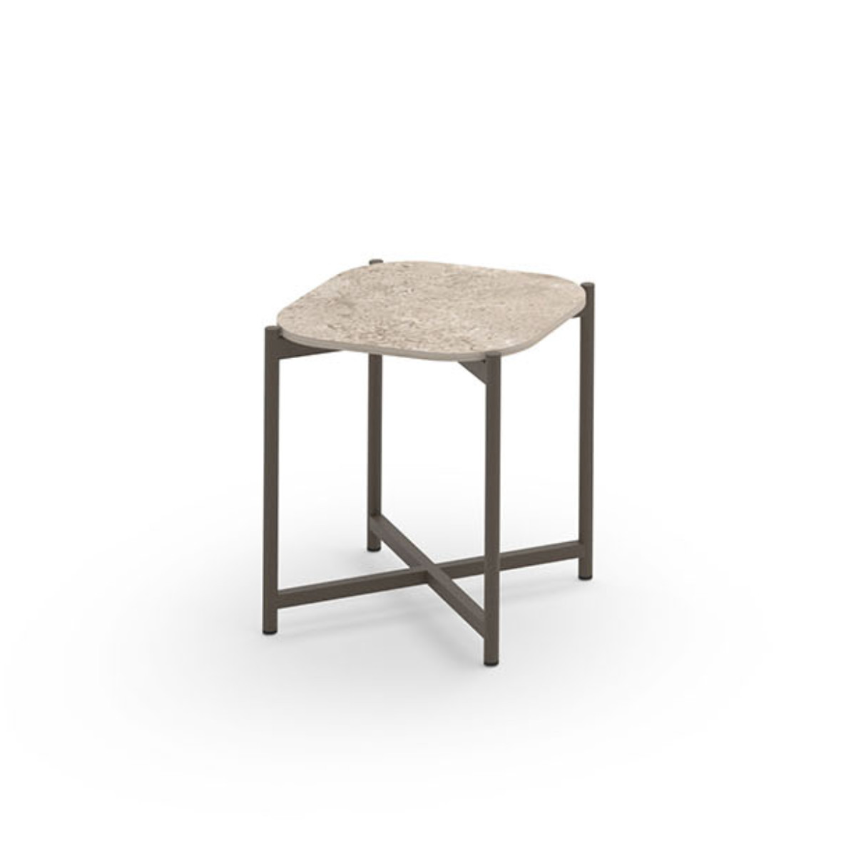 Mamagreen Titan Side Table - Sintered Stone - Sabia Panna