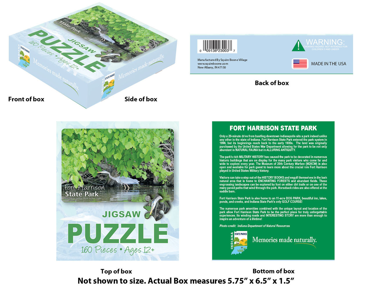 Fort Harrison State Park Puzzle - Mother Nature's Mercantile